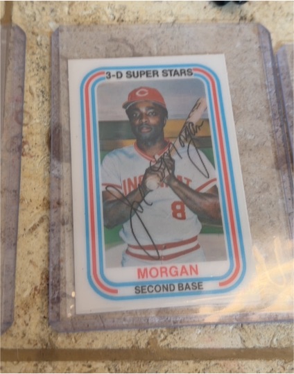 1976 Kellogg's 3-D Super Stars #14 Joe Morgan — front