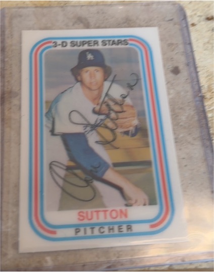 1976 Kellogg's 3-D Super Stars #13 Don Sutton — front