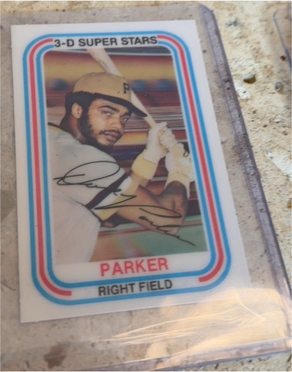1976 Kellogg's 3-D Super Stars #15 Dave Parker — front
