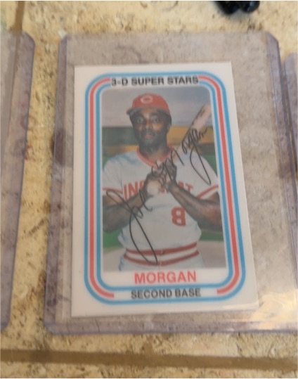 1976 Kellogg's 3-D Super Stars #14 Joe Morgan — front