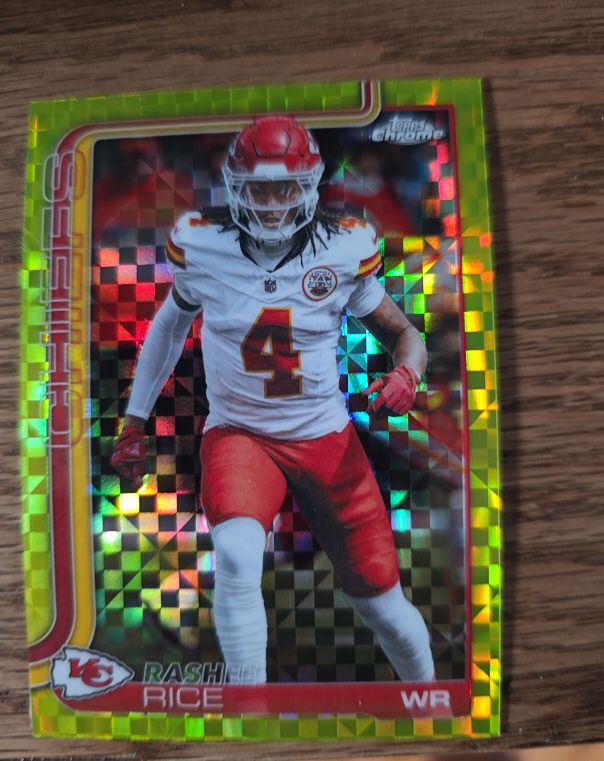 2025 Topps Chrome #147 Rashee Rice — front