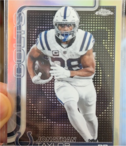 2025 Topps Chrome #130 Jonathan Taylor — front