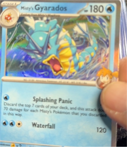 2023 Pokémon Sv10: Destined Rivals #049 Misty's Gyarados — front