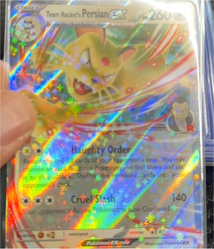 2023 Team Rocket's Persian ex 150/182 Destined Rivals — front