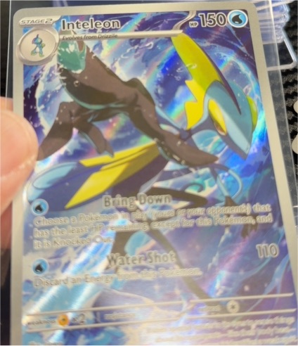 2022 Pokémon #142/132 Inteleon Illustration Rare Mega Evolution — front
