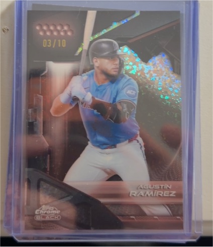 2026 Topps Chrome Black #57 Agustin Ramirez — front