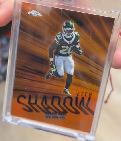 2025 Topps Chrome #SE-5 Jalen Hurts Shadow Etch — front