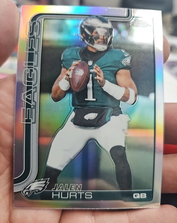 2025 Topps Chrome #247 Jalen Hurts — front