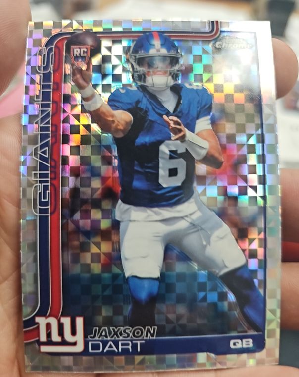 2025 Topps Chrome #306 Jaxson Dart — front