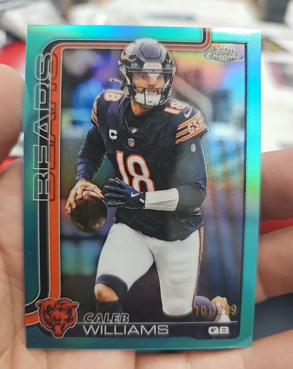 2025 Topps Chrome #52 Caleb Williams — front