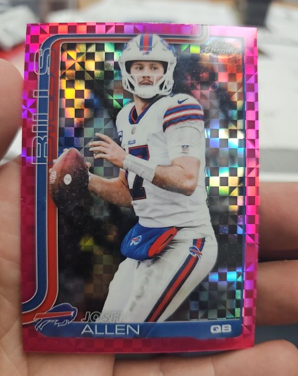 2025 Topps Chrome #34 Josh Allen — front