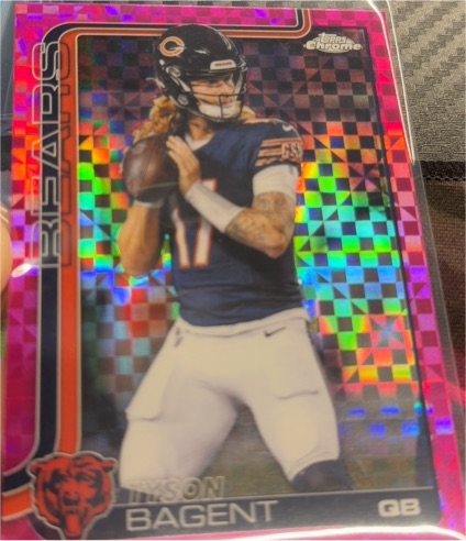 2025 Topps Chrome #54 Tyson Bagent — front