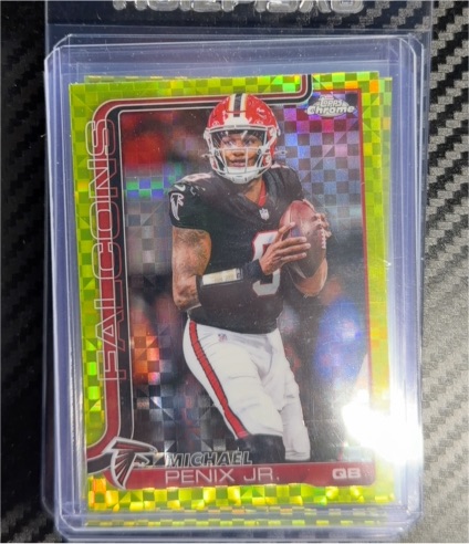 2025 Topps Chrome #15 Michael Penix Jr. — front