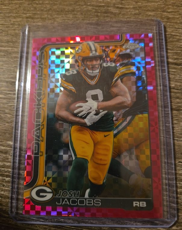 2025 Topps Chrome #110 Josh Jacobs — front
