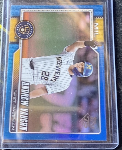 2026 Topps #303 Andrew Vaughn Milwaukee Brewers — front