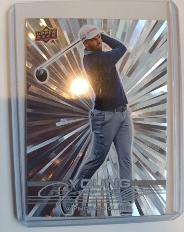 2026 Upper Deck Golf #103 Wyndham Clark Young Guns Outburst — front