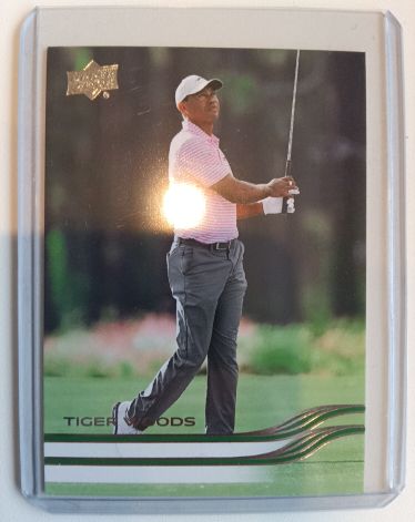 2026 Upper Deck Golf #1 Tiger Woods — front