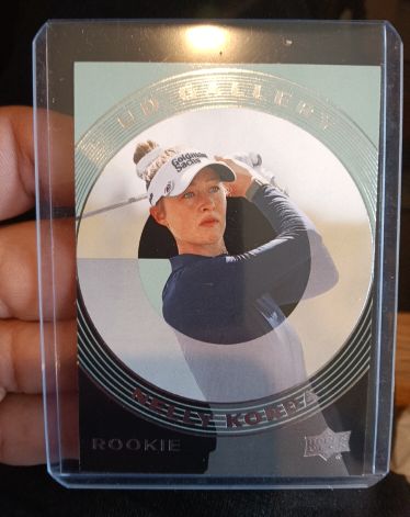 2026 Upper Deck UD Gallery #47 Nelly Korda Rookie — front