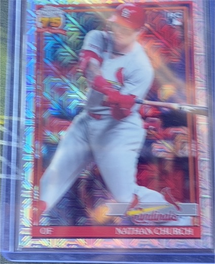 2026 Topps Series 1 Chrome Mojo #91C-45 Nathan Church — front