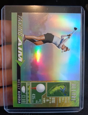 2026 Upper Deck Allure Taking AIM #TA-10 Nelly Korda — front