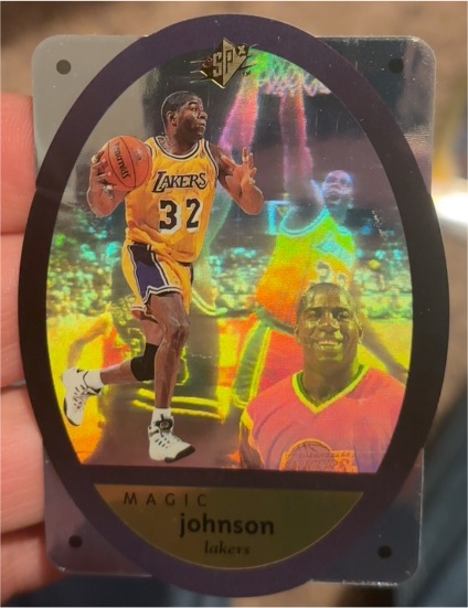 1996-97 Upper Deck SPx #24 Magic Johnson — front