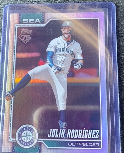 2026 Topps Series 1 #146 Julio Rodriguez Rainbow Foil — front