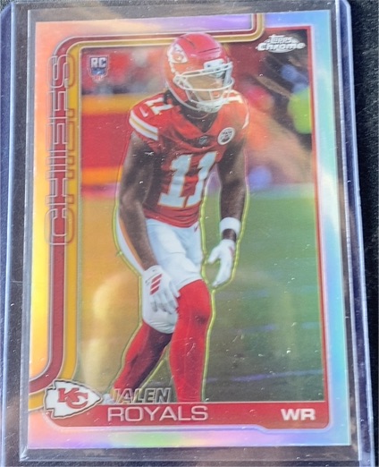 2025 Topps Chrome #337 Jalen Royals — front