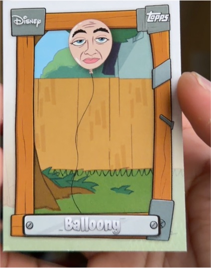 2026 Topps Disney Neon #P&F-12 Balloony Phineas & Ferb — front