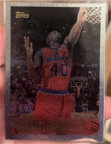 1996-97 Topps #89 Calbert Cheaney — front