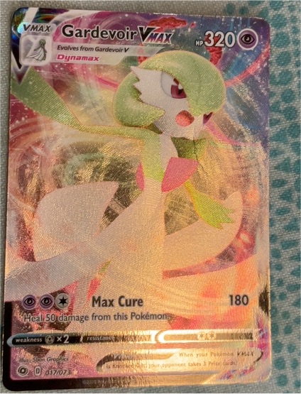 2020 Pokemon Champion's Path #17 Gardevoir VMAX — front