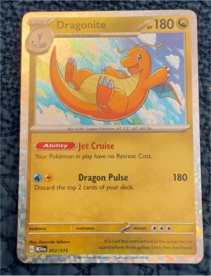 2024 Pokemon McDonald's Promo #012 Dragonite — front