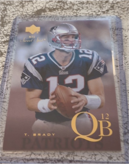 2002 Upper Deck Sweet Spot #12 Tom Brady — front