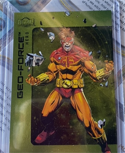 2025 Skybox Metal Universe Batman #59 Geo-Force — front