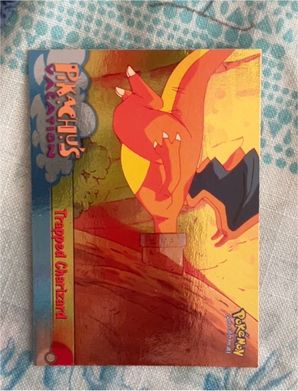 1998 Topps Pikachu's Vacation #51 Trapped Charizard — front