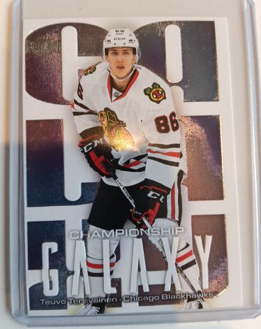 2025-26 SkyBox Metal Universe Championship Galaxy #CG-30 Teuvo Teravainen — front
