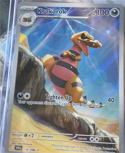2025 Pokémon Scarlet & Violet #136 Krokorok — front