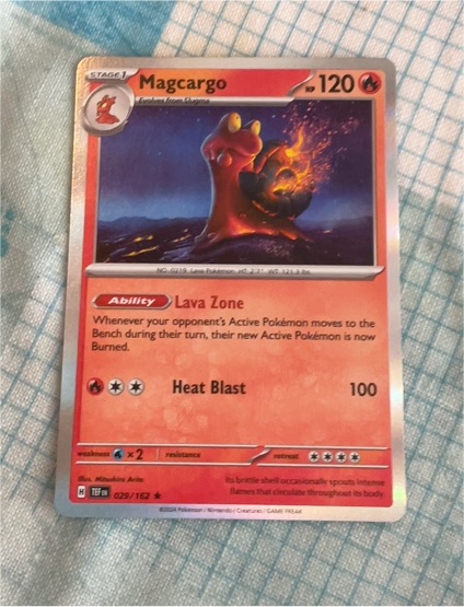 2024 Pokemon #29 Magcargo — front