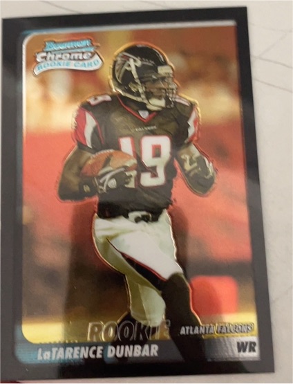 2003 Bowman Chrome #198 LaTarence Dunbar — front