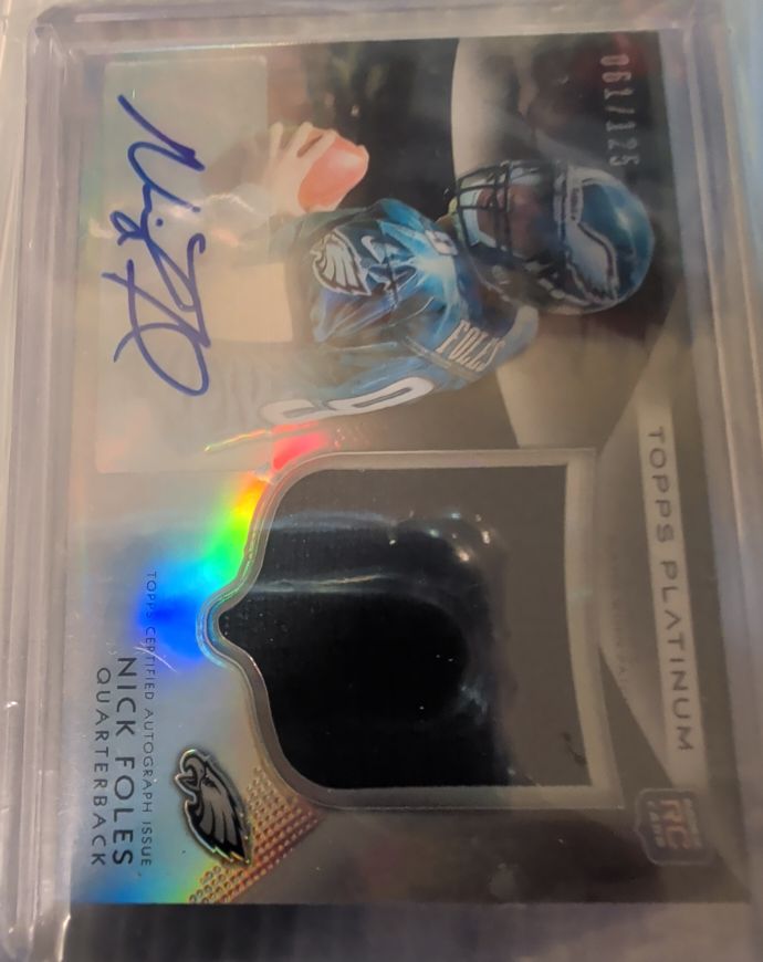 2012 Topps Platinum #103 Nick Foles — front