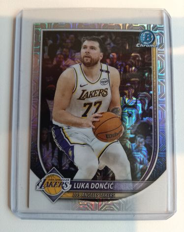 2025-26 Bowman Chrome #BCV-123 Luka Dončić — front