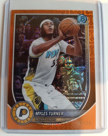 2025 Bowman Chrome #BCV-161 Myles Turner — front