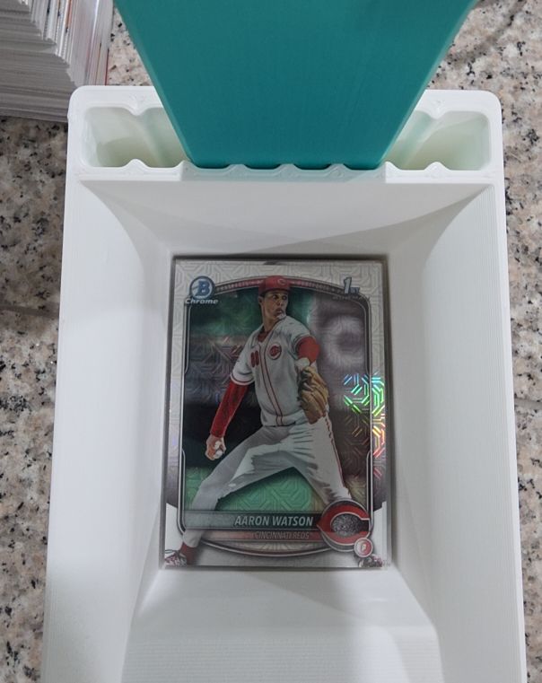 2025 Bowman Draft Chrome #BDC-193 Aaron Watson Mojo Refractor — front