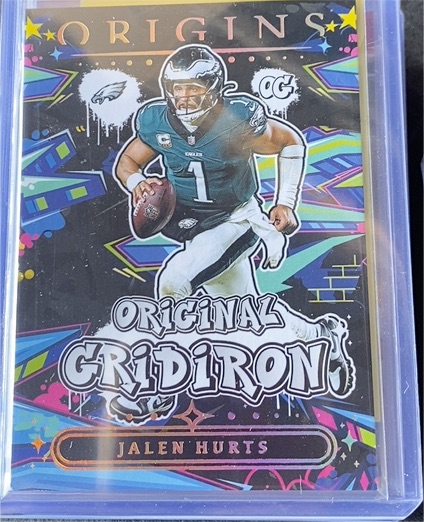2025 Panini Origins #17 Jalen Hurts Original Gridiron — front