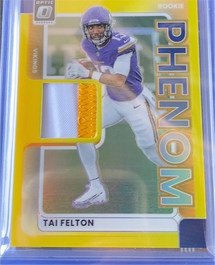 2025 Panini Donruss Optic Rookie Phenoms #RPBH-TFN Tai Felton — front