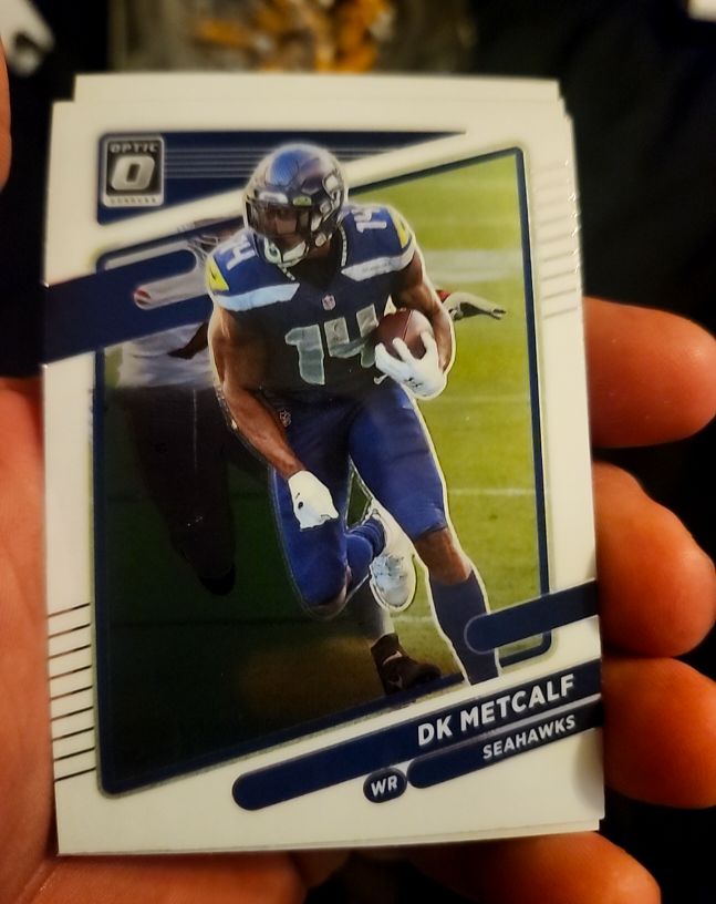 2021 Panini Donruss Optic #196 DK Metcalf — front