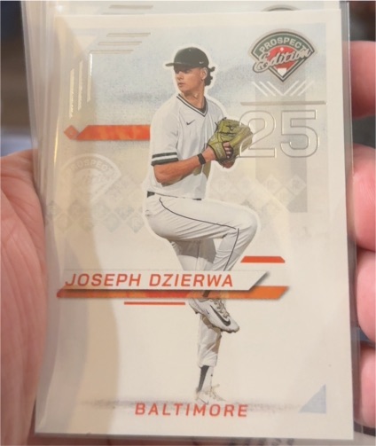 2025 Panini Prospect Edition #25 Joseph Dzierwa — front