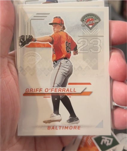2025 Panini Prospect Edition #95 Griff O'Ferrall — front
