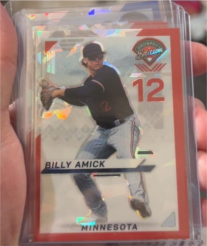 2025 Panini Prospect Edition #12 Billy Amick — front