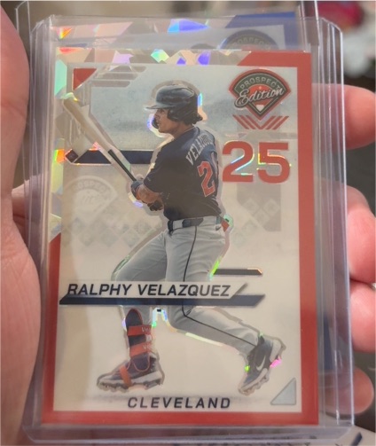 2025 Panini Prospect Edition #99 Ralphy Velazquez — front