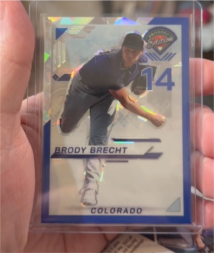2025 Panini Prospect Edition #187 Brody Brecht — front